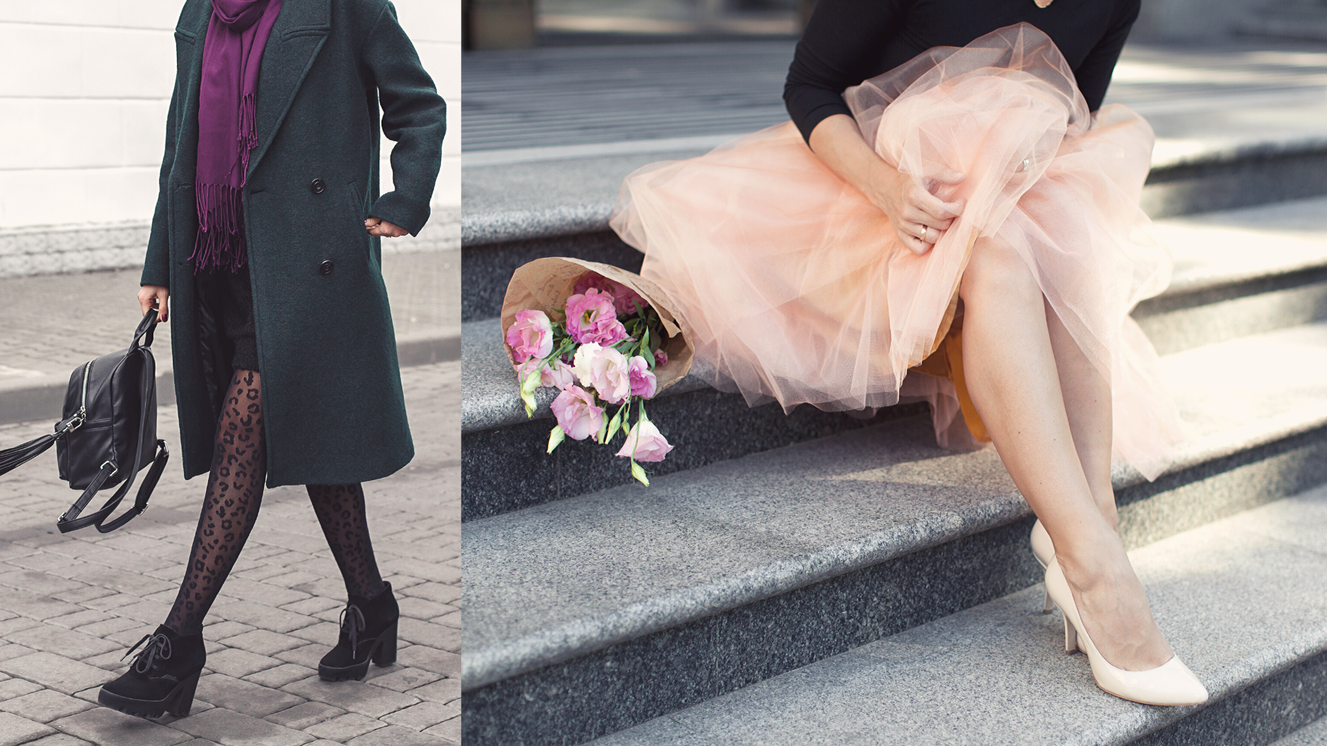 Schuhe zu Röcken und Kleidern
