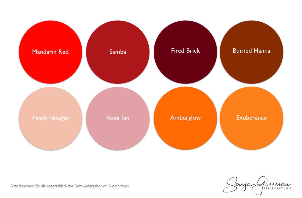 Farbtrends Rot Herbst/Winter 2020/2021