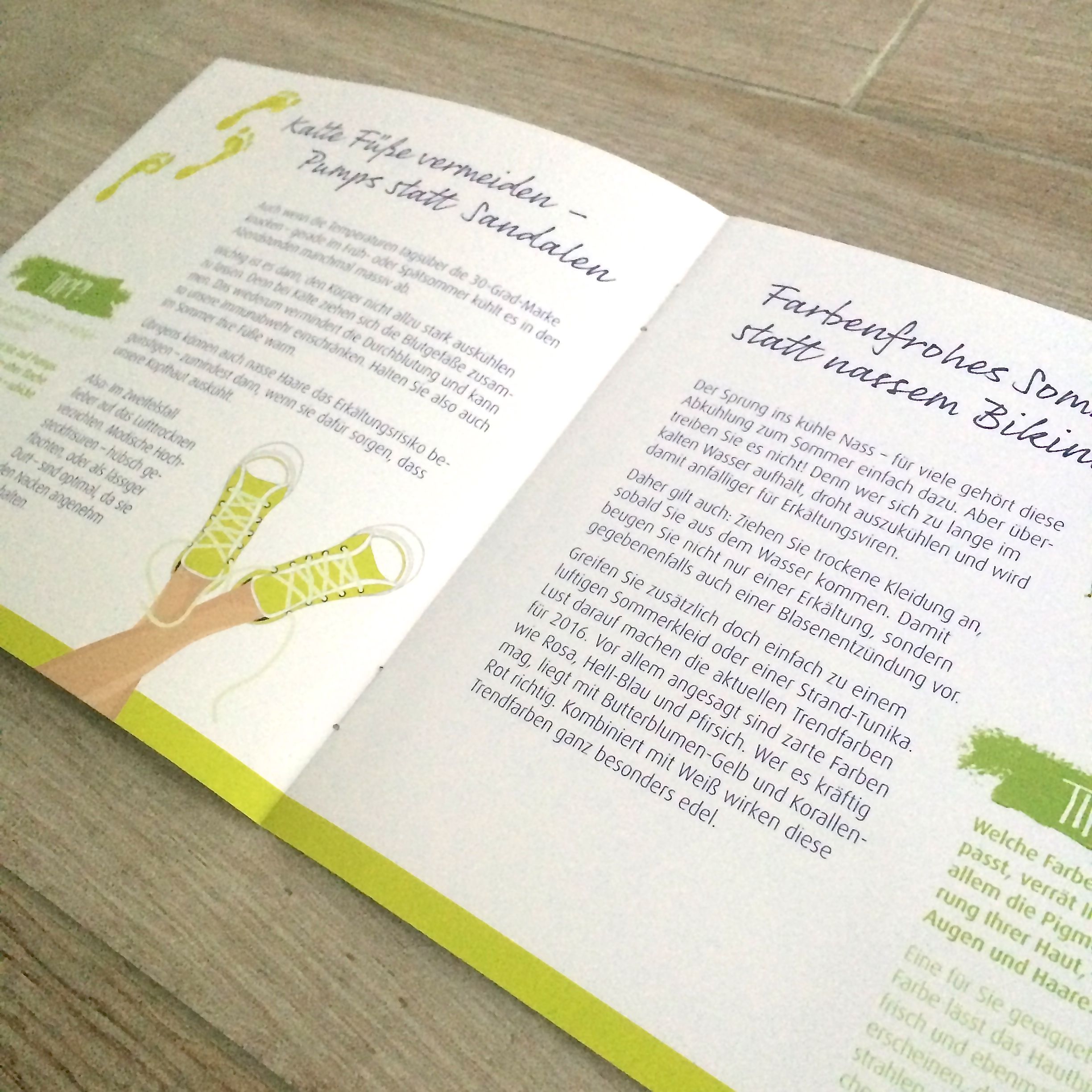 … mit vielen Tipps …