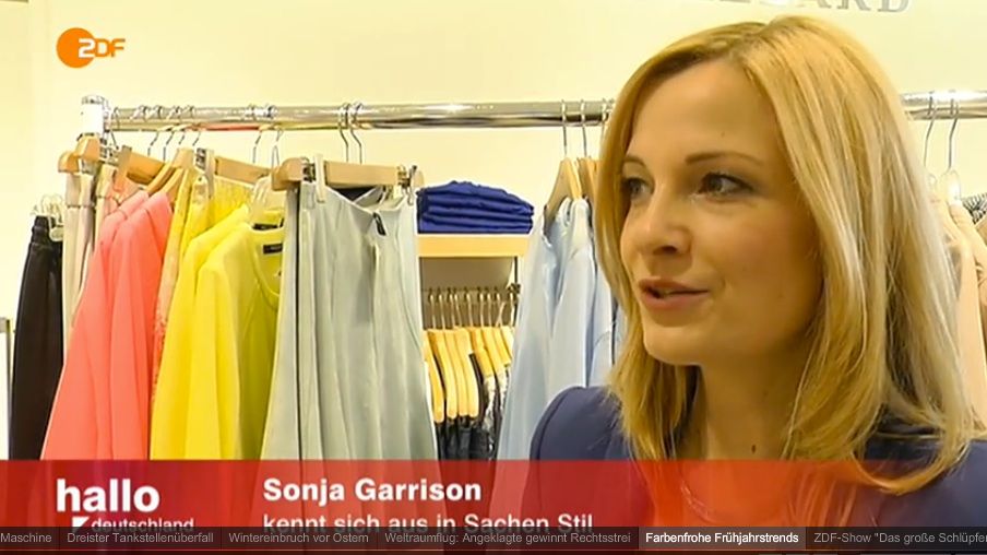 ZDF, Sonja Garrison