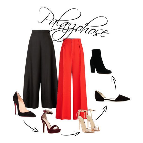 Schuhe zur Marlenehose