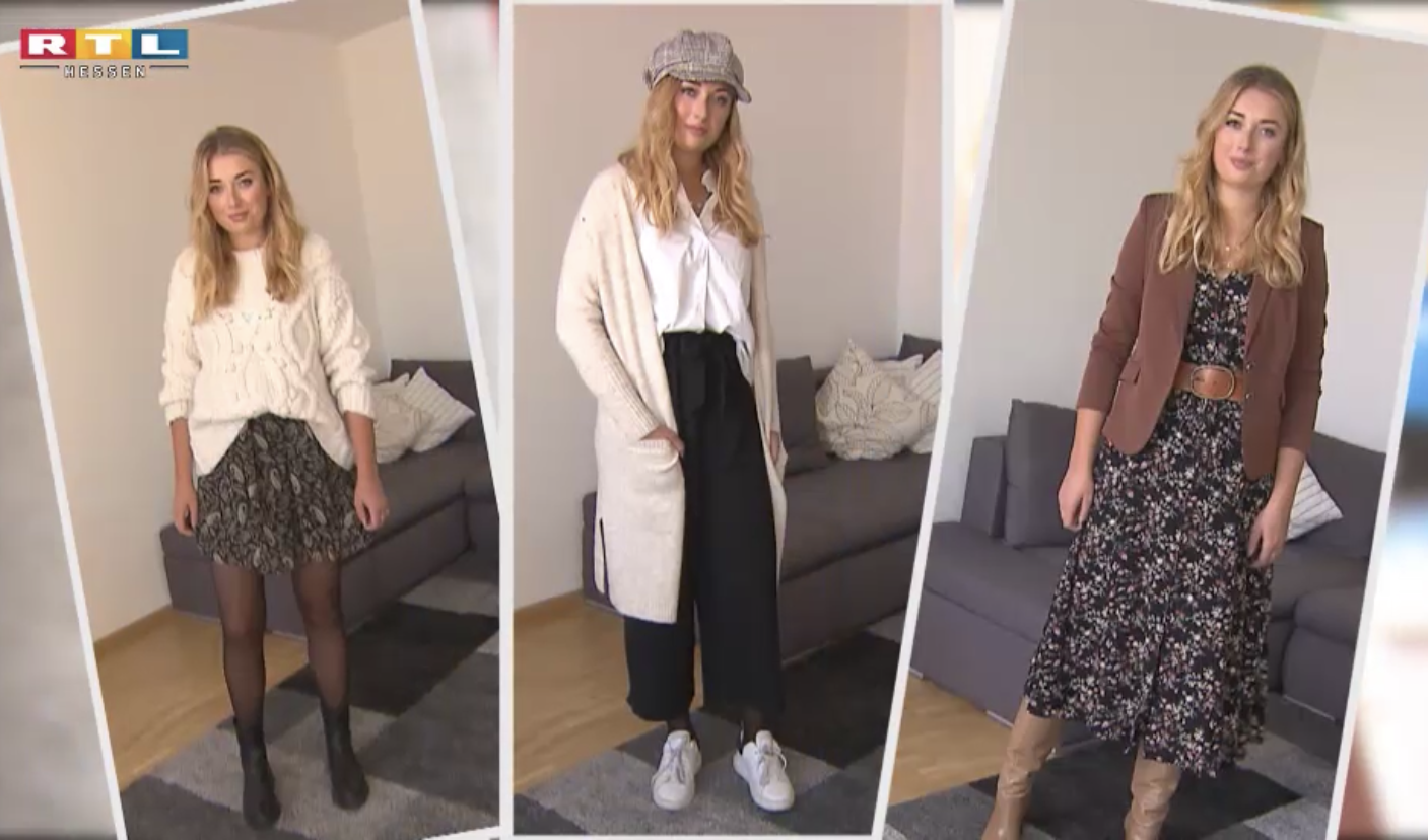 Sommerkleid im Herbst und Winter kombinieren