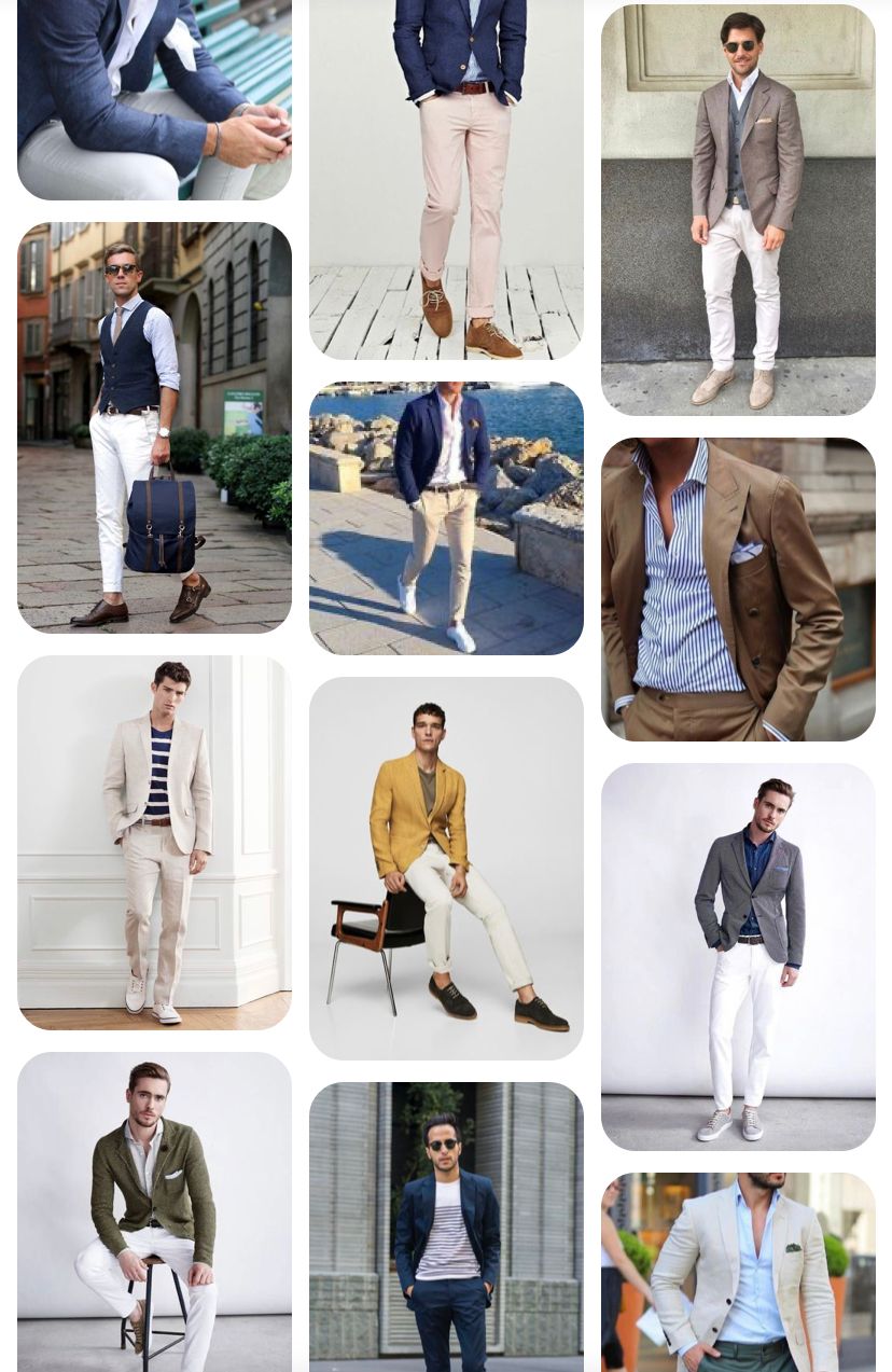 Sommeroutfits fürs Büro Männer