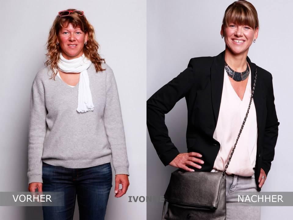 Umstyling von Ivon im Vorher-Nachher-Vergleich