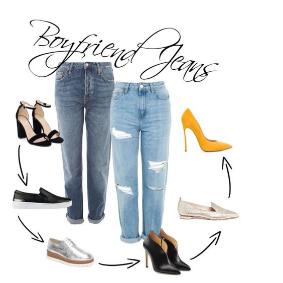 Schuhe zur Boyfriend-Jeans