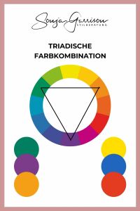 Triadische Farben kombinieren